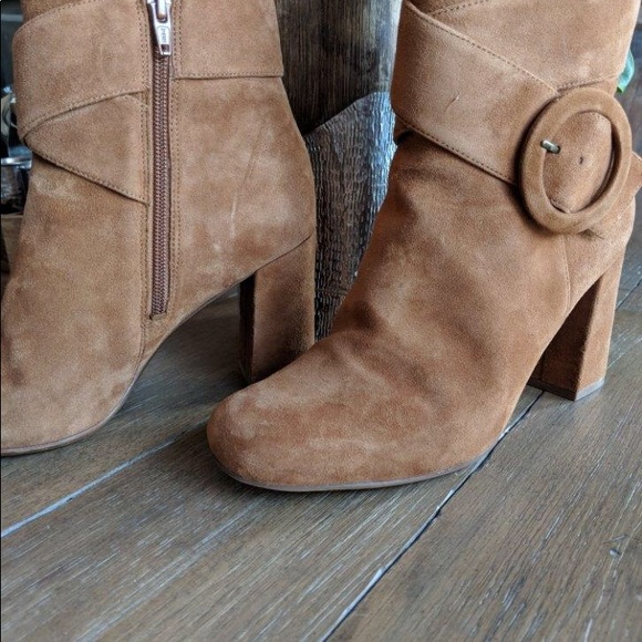 Naturalizer Suede Booties Sz 8 - Picture 2 of 4